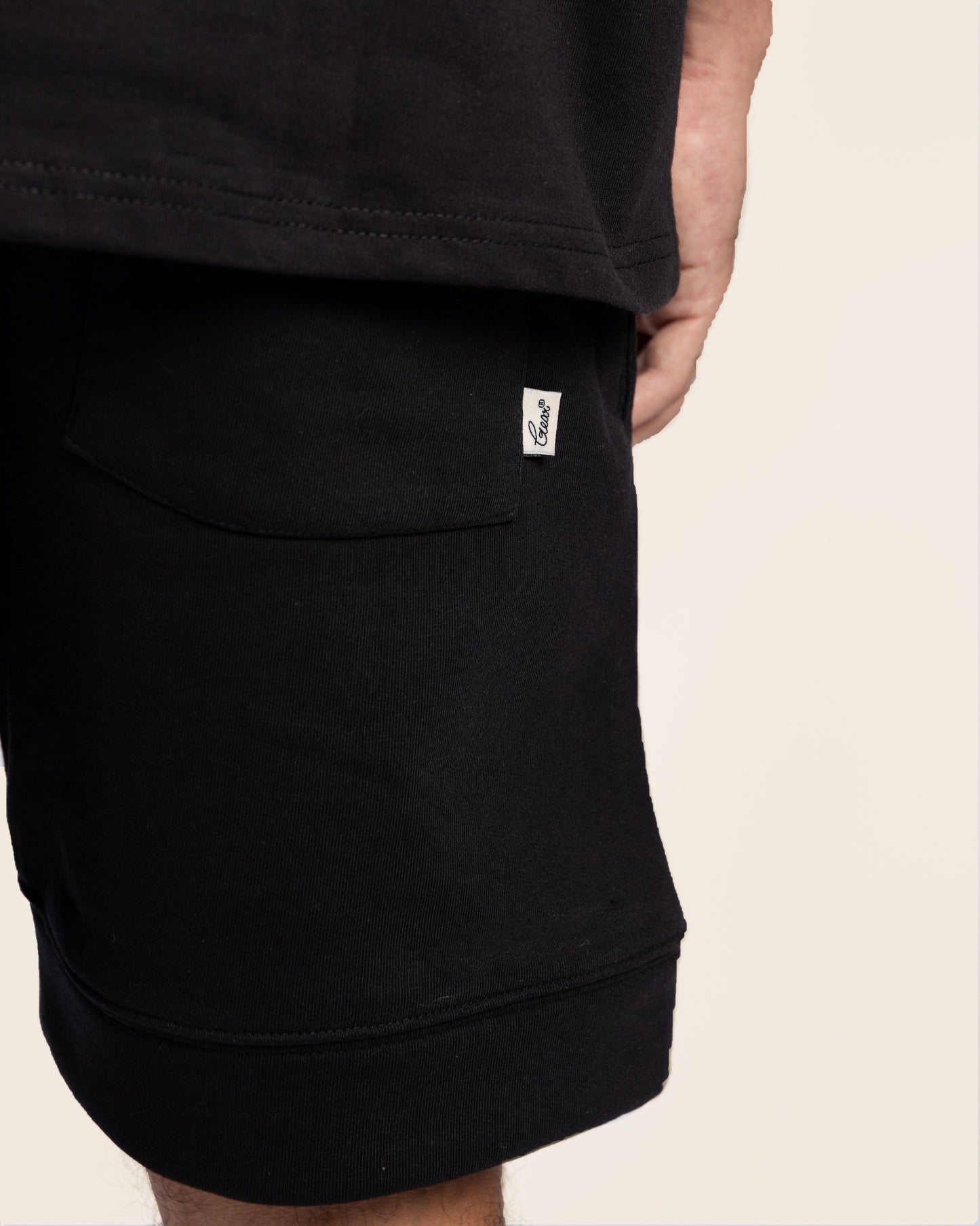 400GSM Shorts 'Black'