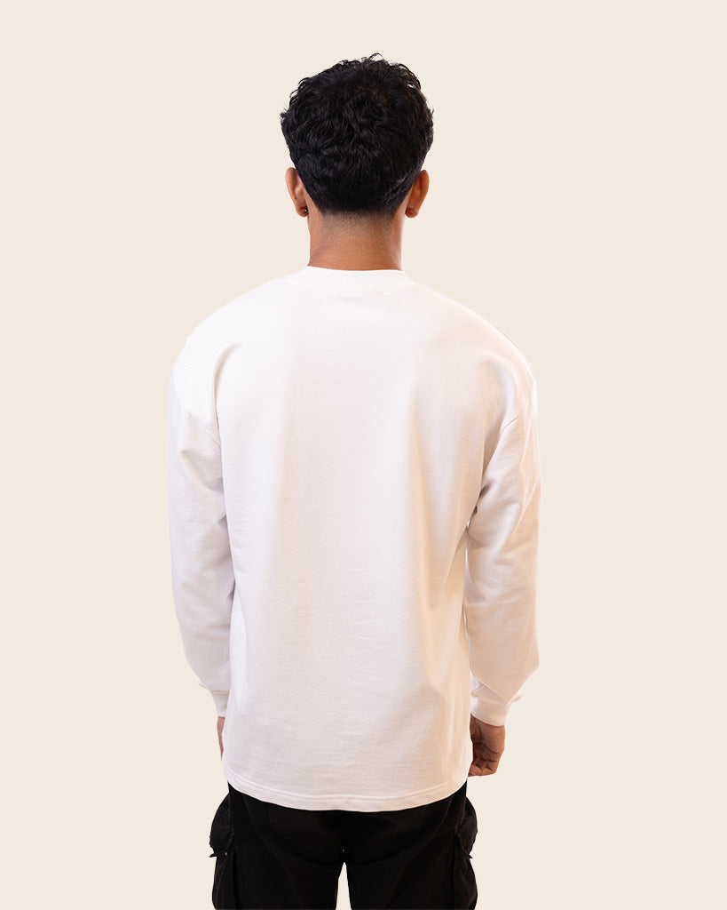 Powerhouse Full Sleeves T-shirt in White