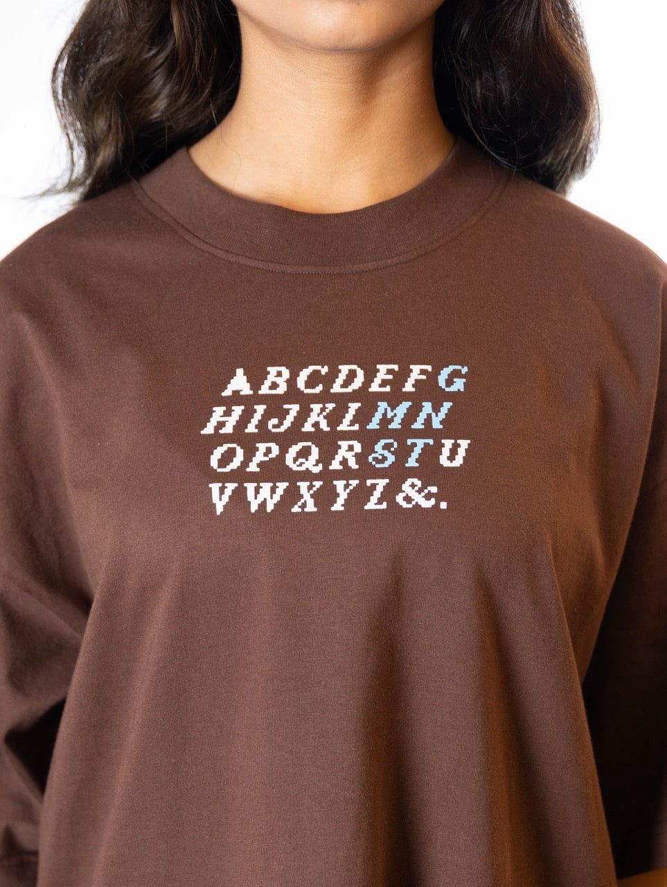 Lettering in Brown