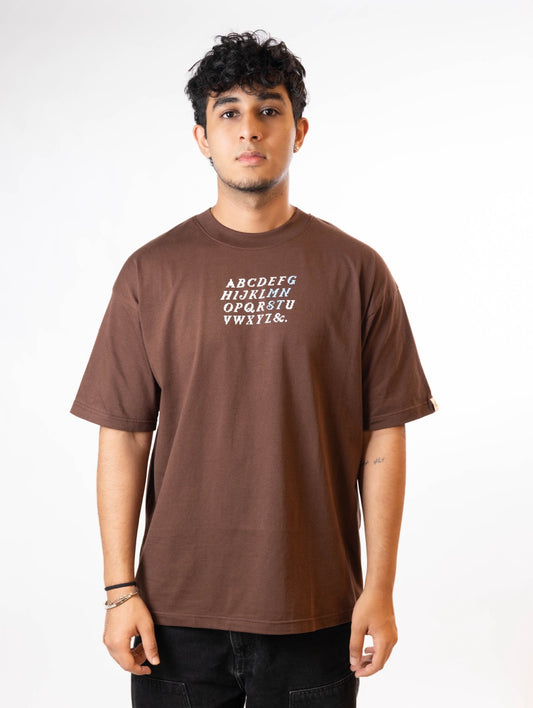 Lettering in Brown