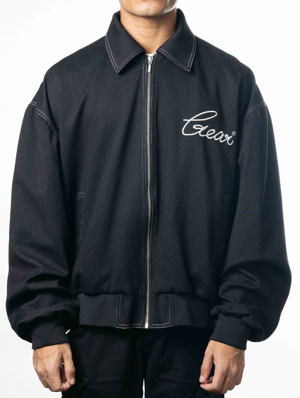 Double Zip Denim Jacket