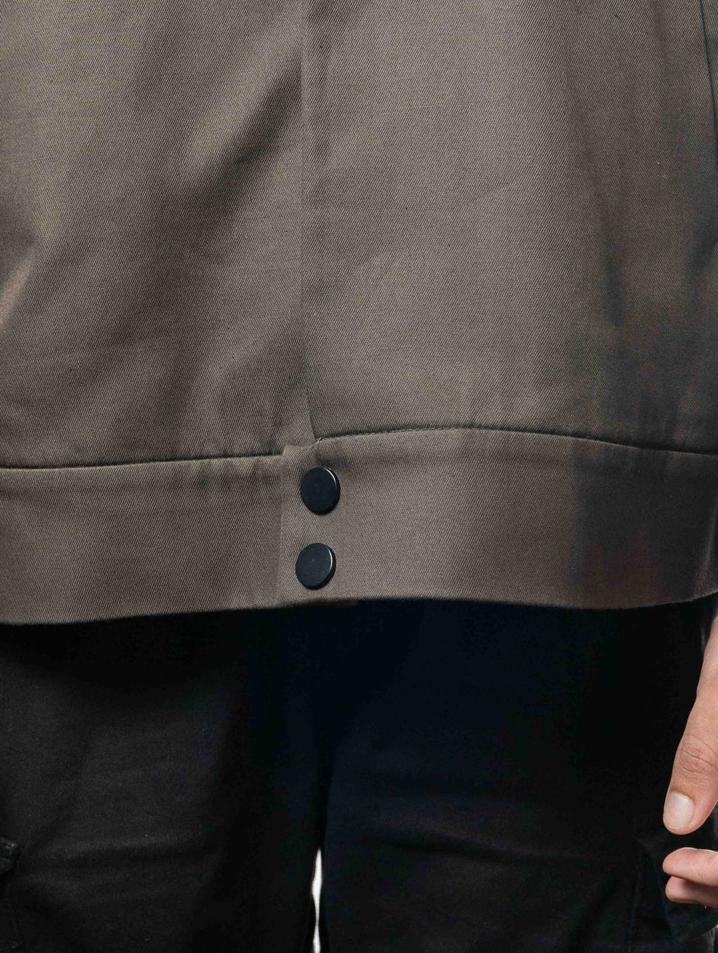 Chrome Collar Detail Quilted Jacket