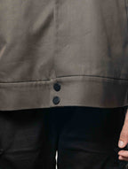 Chrome Collar Detail Quilted Jacket