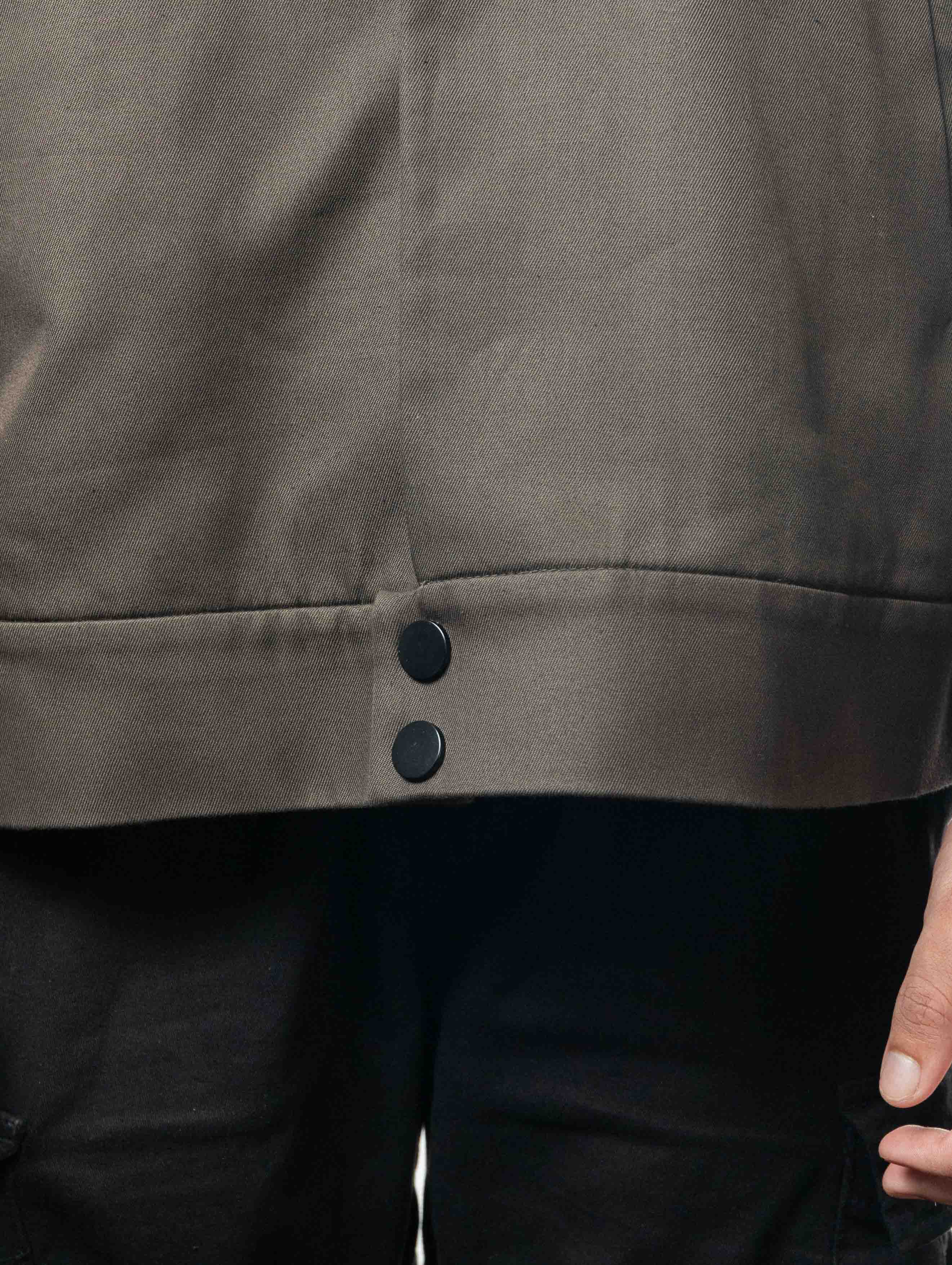 Chrome Collar Detail Quilted Jacket