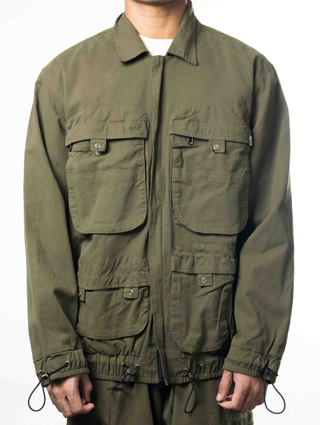 Army Green Parachute Jacket