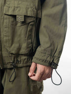 Army Green Parachute Jacket