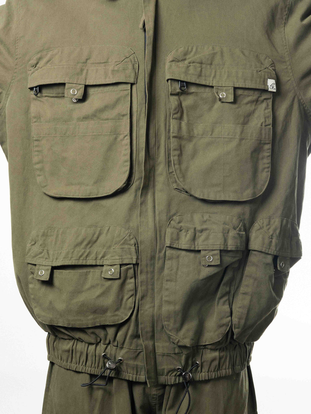 Army Green Parachute Jacket