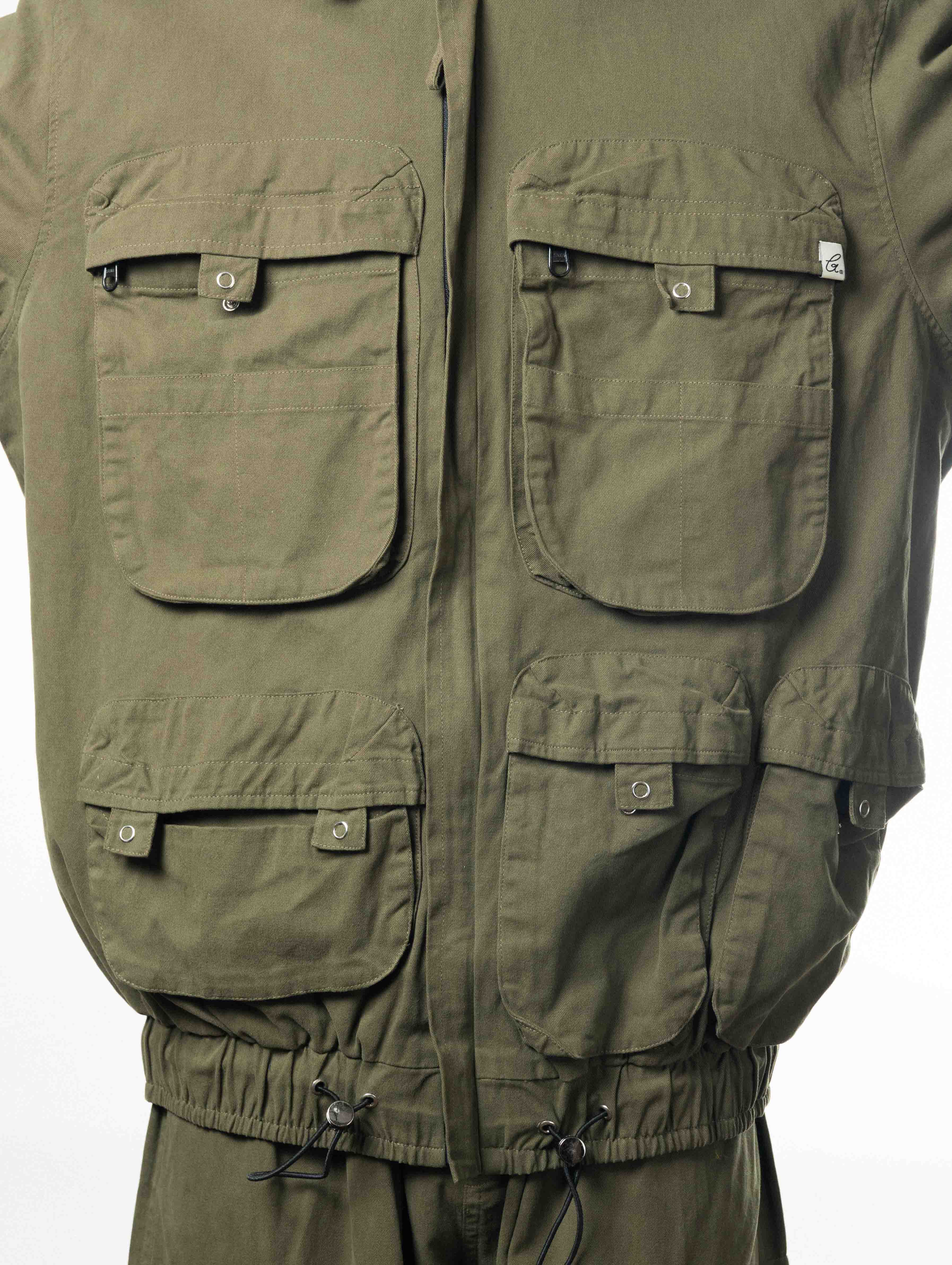 Army Green Parachute Jacket