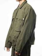 Army Green Parachute Jacket