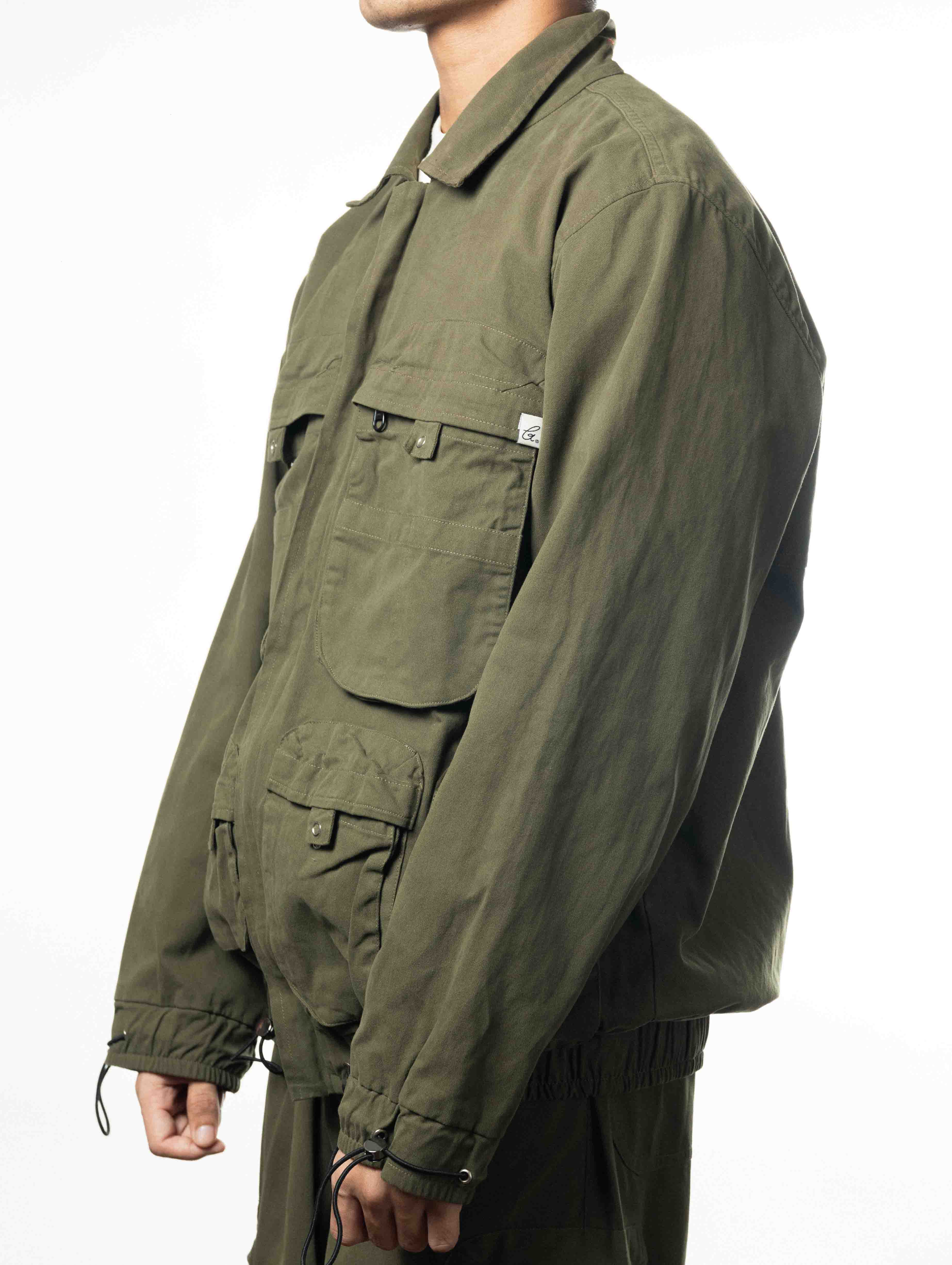 Army Green Parachute Jacket