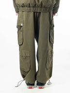 Parachute Pants In Army Green