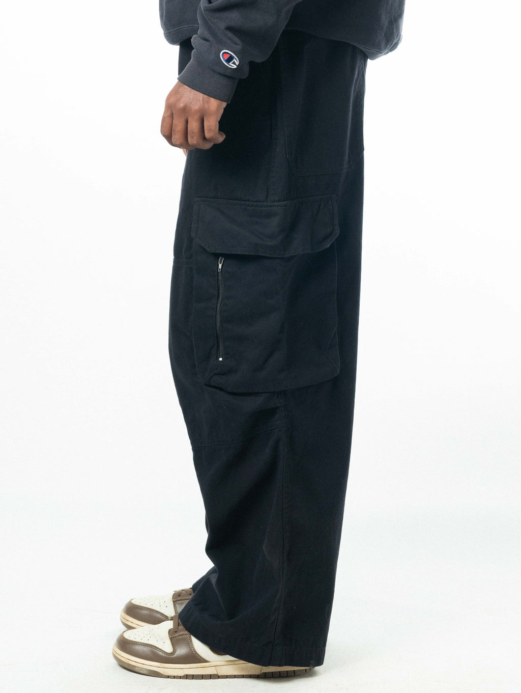 Black Utility Cargos.