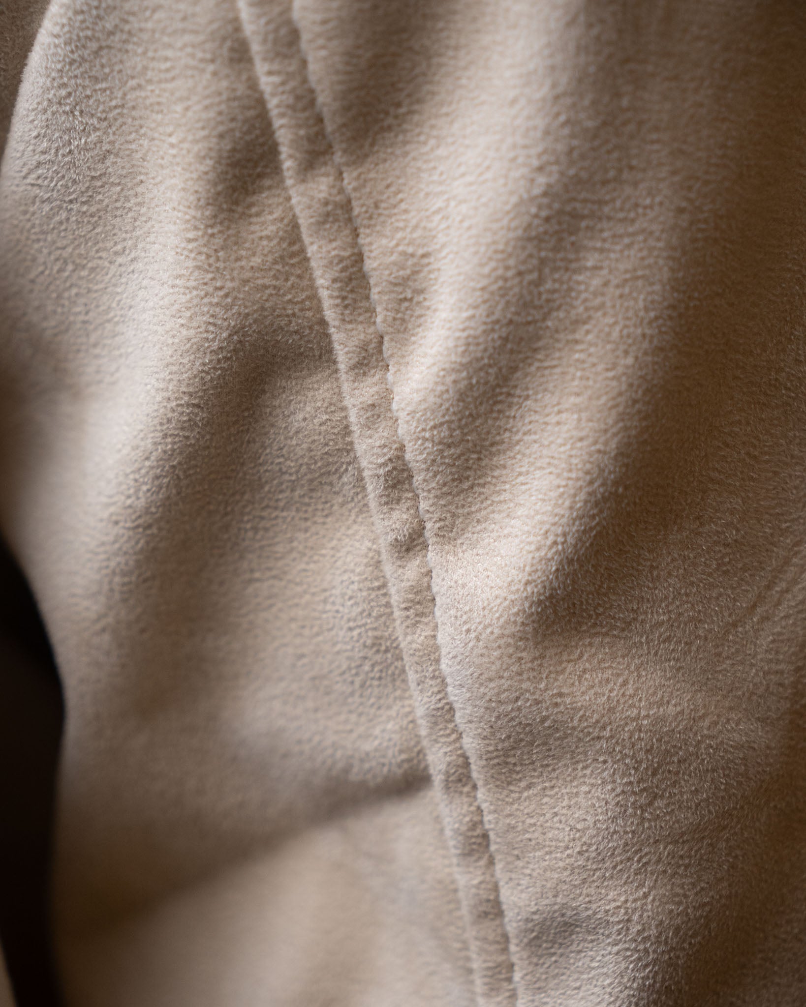 Sand Faux Suede Jacket