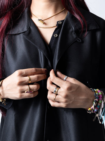 Pyro Shirt in Snake Black
