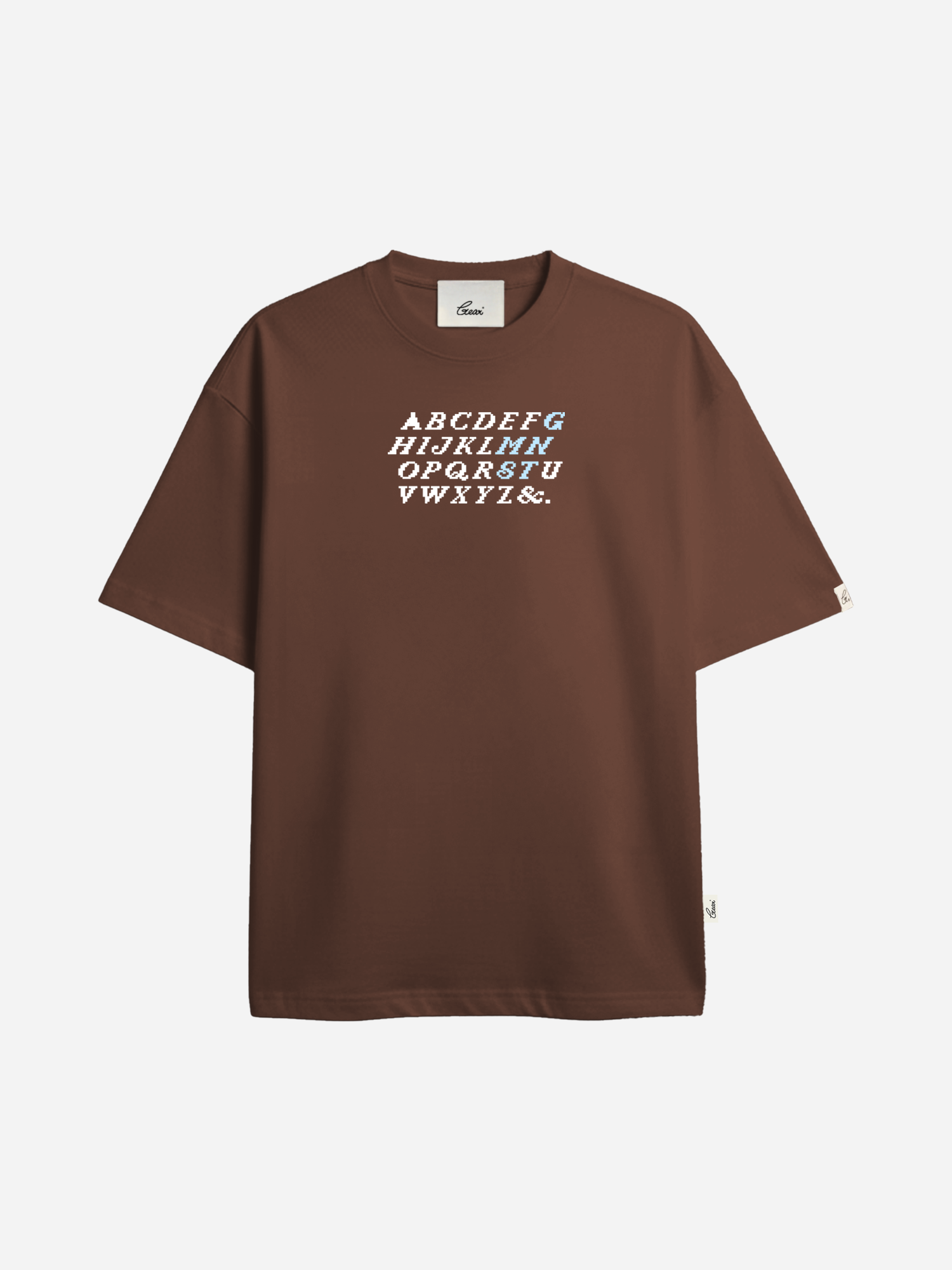 Lettering in Brown