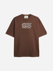 Lettering in Brown
