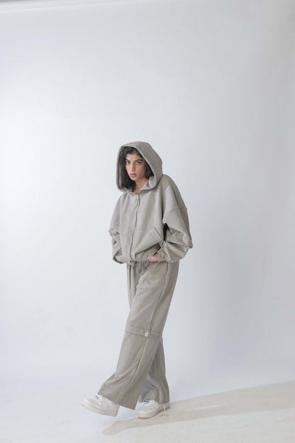 Snob Zippers 'Ash Grey'